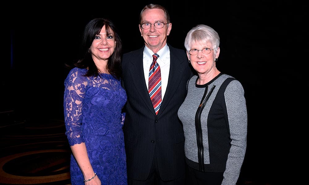 Dr. Harper-Marinick with Doug and Rebecca Pruitt