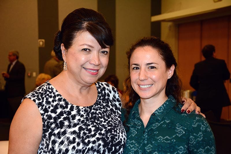 Linda Mazon Gutierrez and Pilar Ramos
